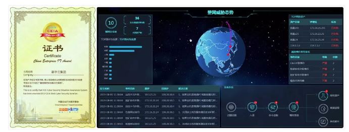 新华三态势感知系统荣获“2019最佳网络安全解决方案” 奖